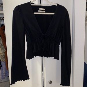 Urban outfitters tie front top